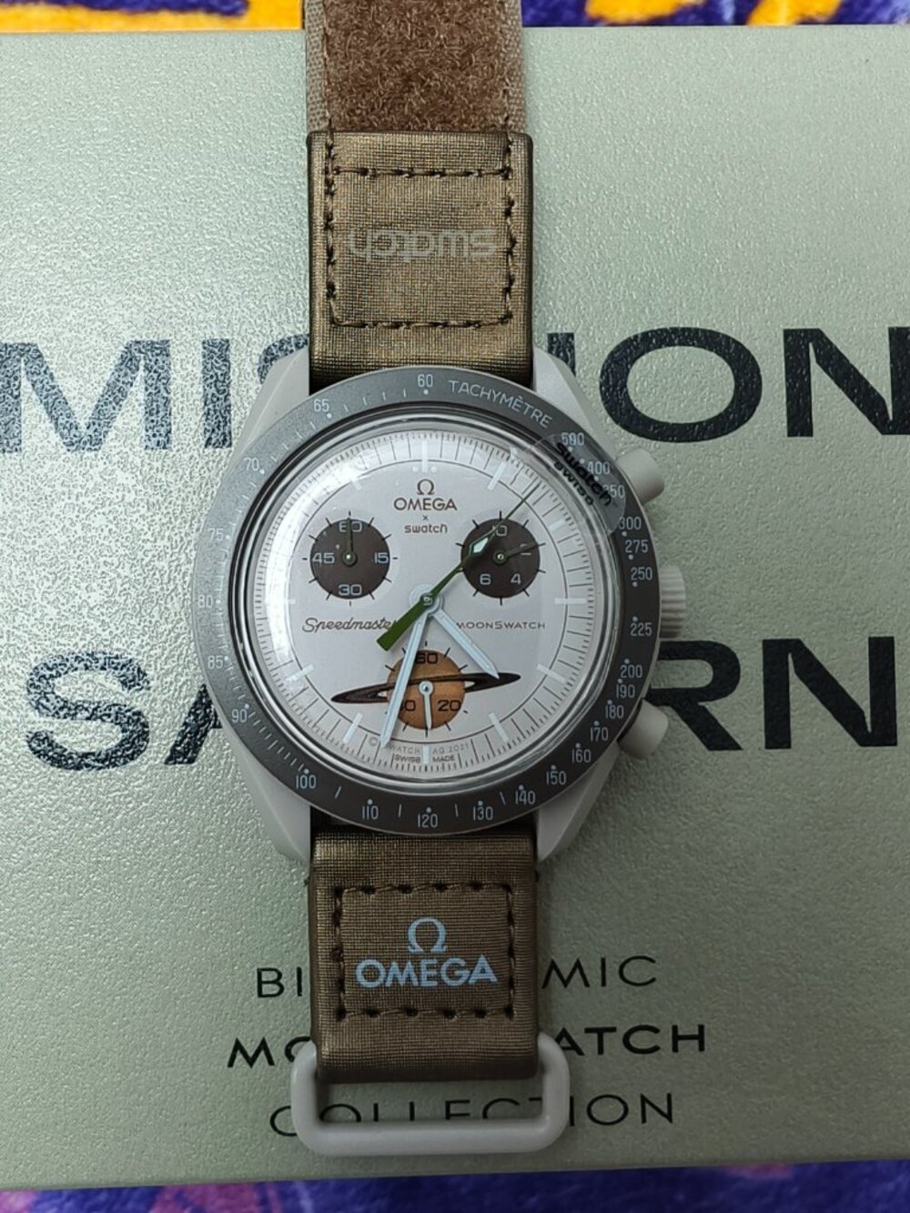 🐲Swatch x Omega MoonSwatch Mission to Saturn Watch